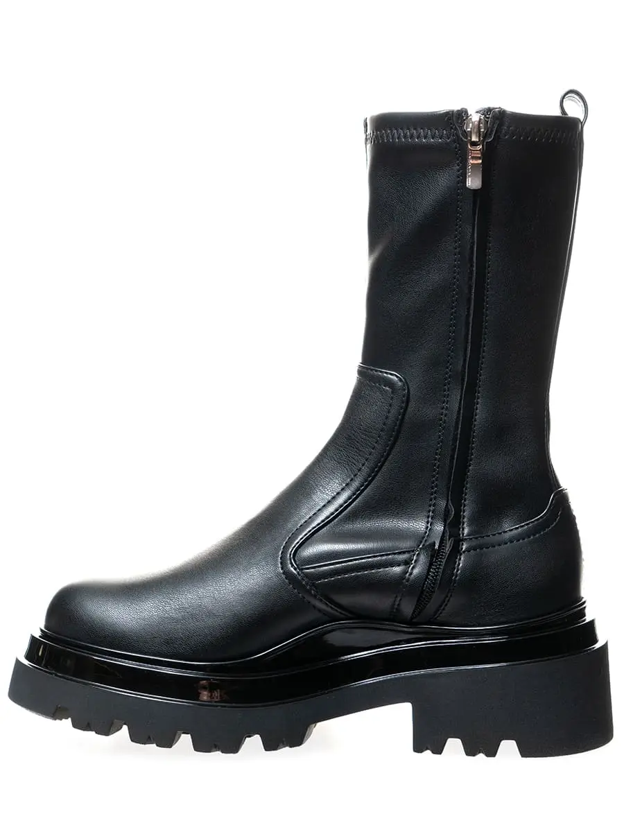 Ботинки из экокожи