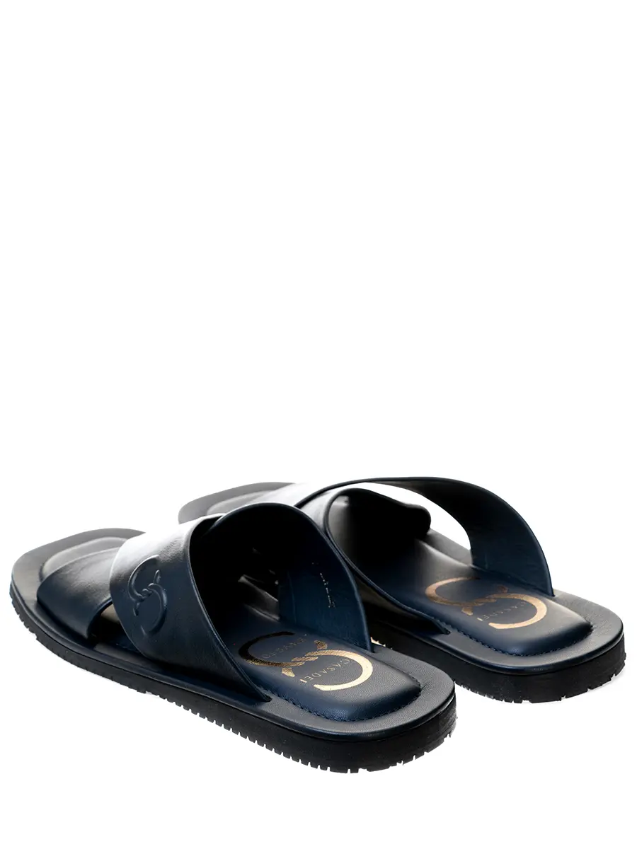 Шлепанцы кожаные