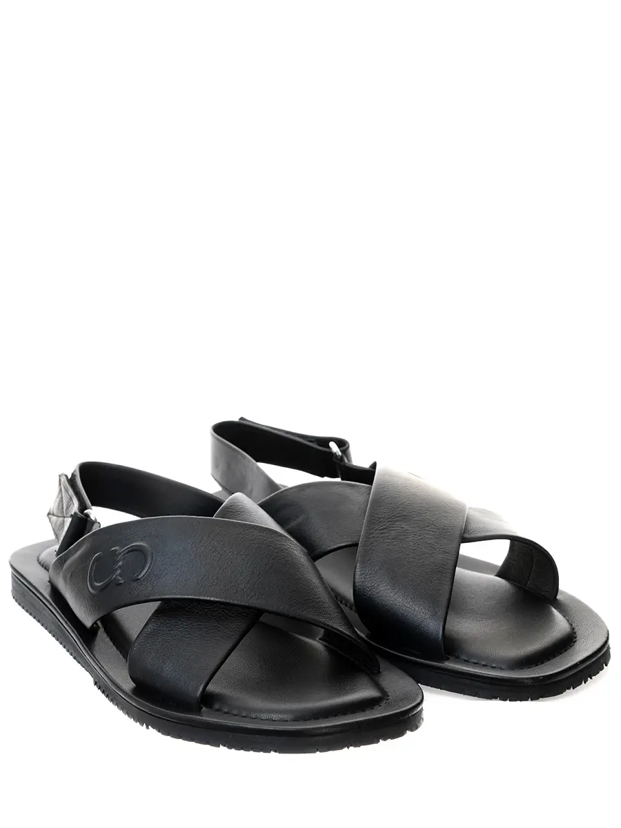 Сандалии кожаные