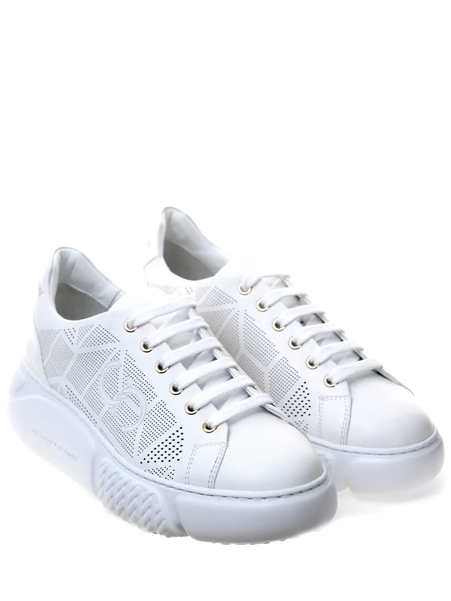 Кроссовки кожаные