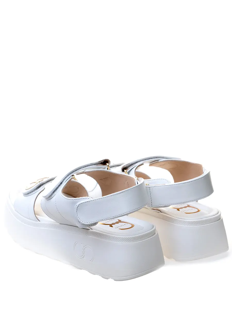 Сандалии кожаные