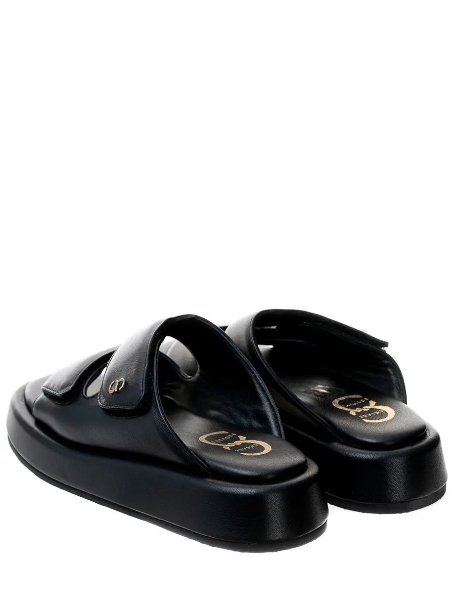 Шлепанцы кожаные