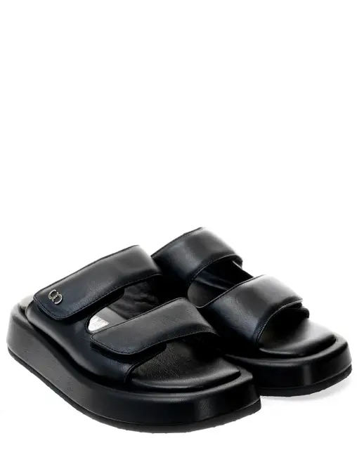 Шлепанцы кожаные CASADEI