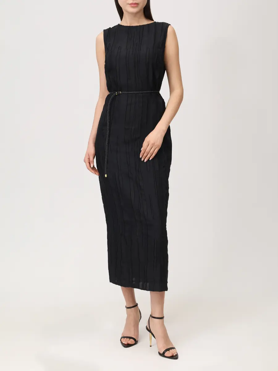 Платье из шелка и хлопка