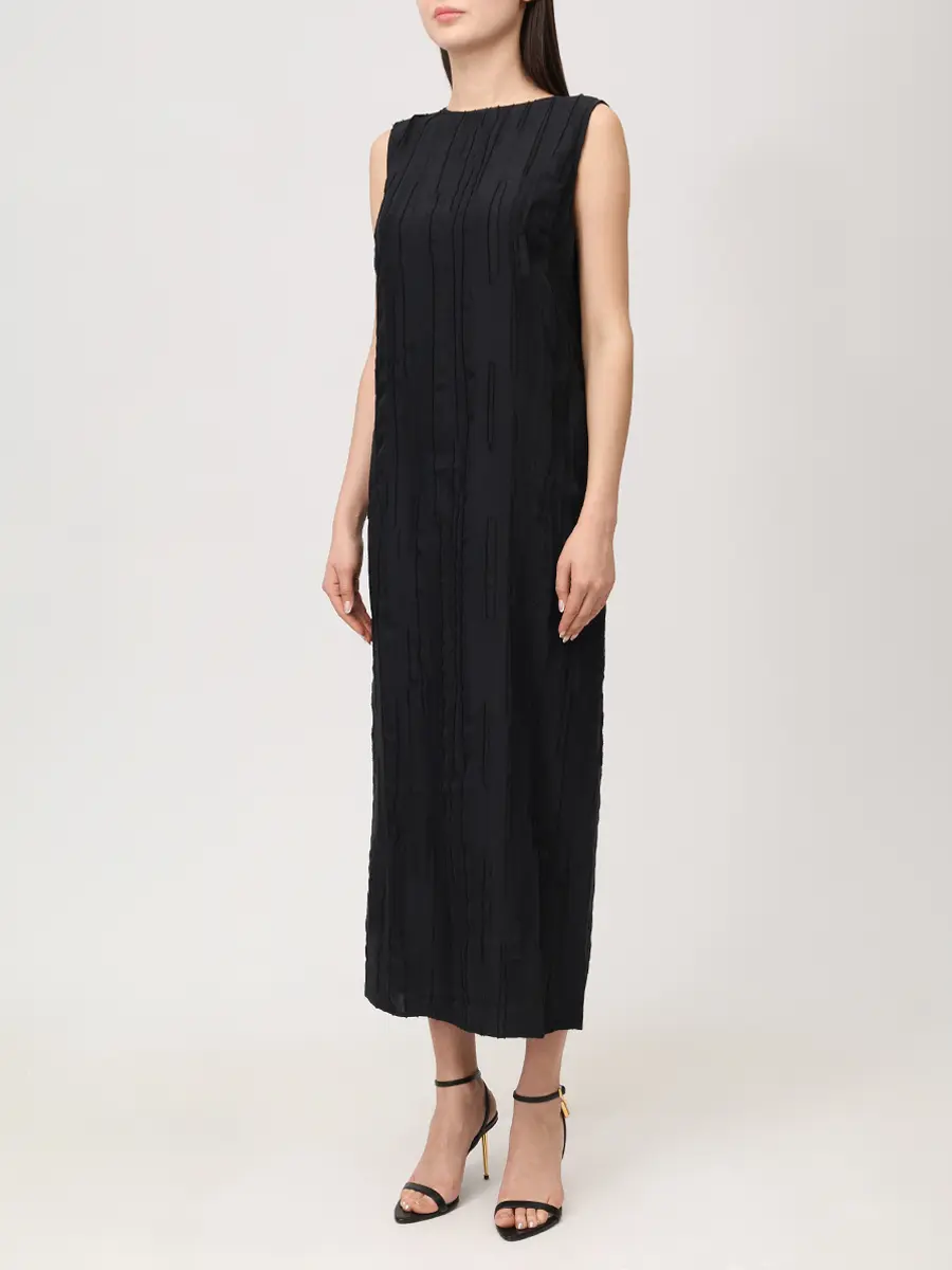 Платье из шелка и хлопка