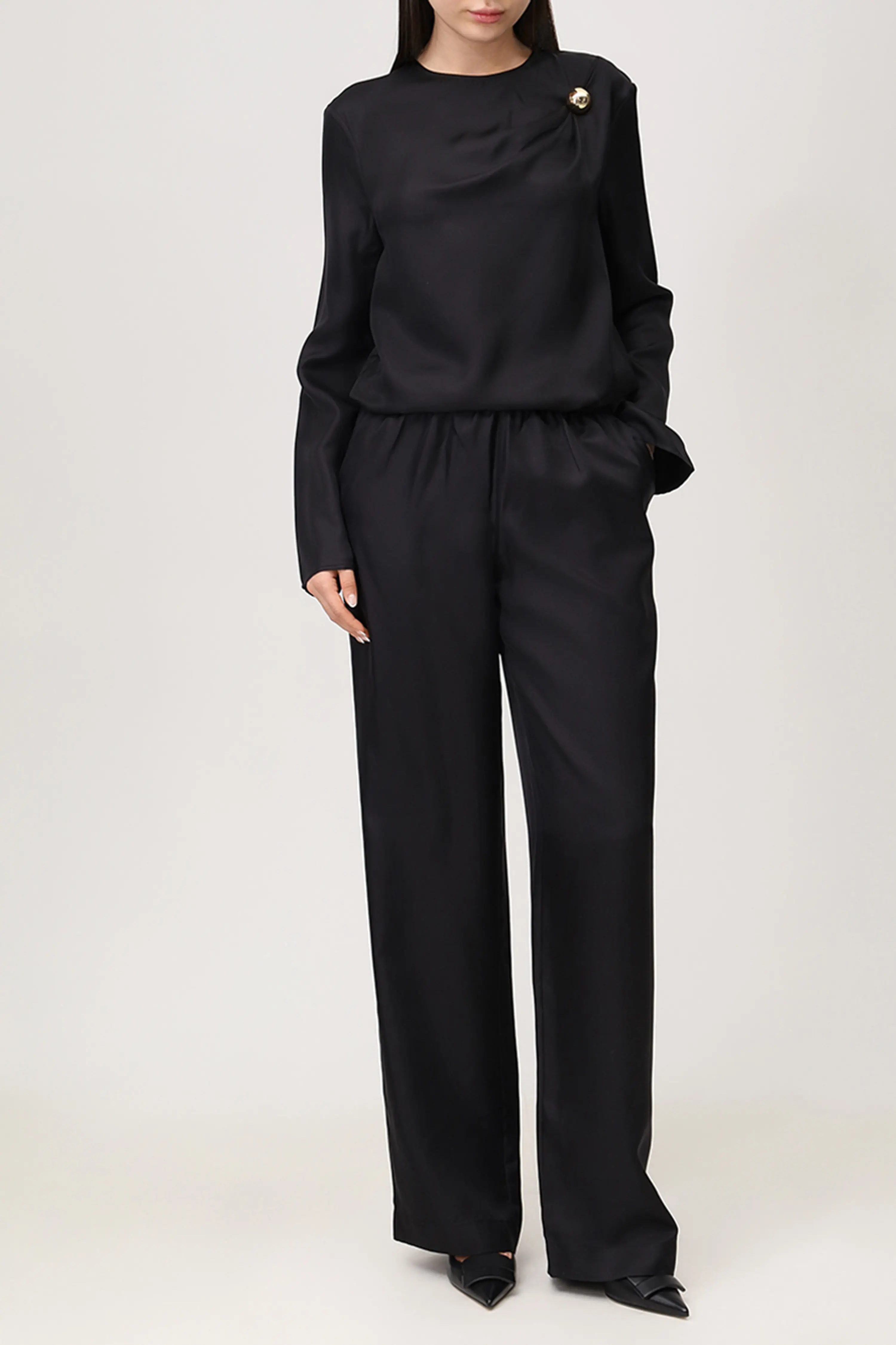 Блуза шелковая