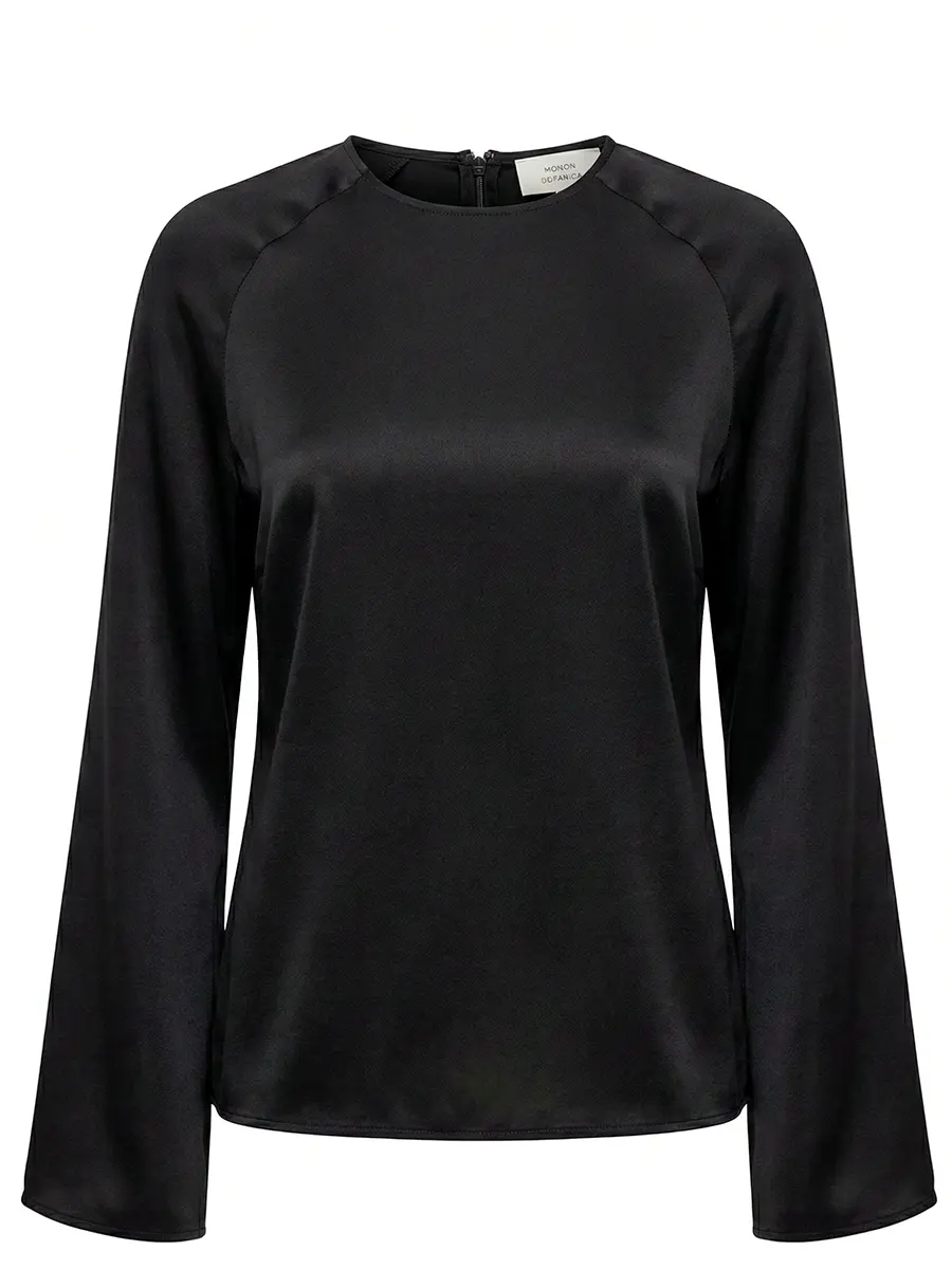 Блуза из вискозы и шерсти