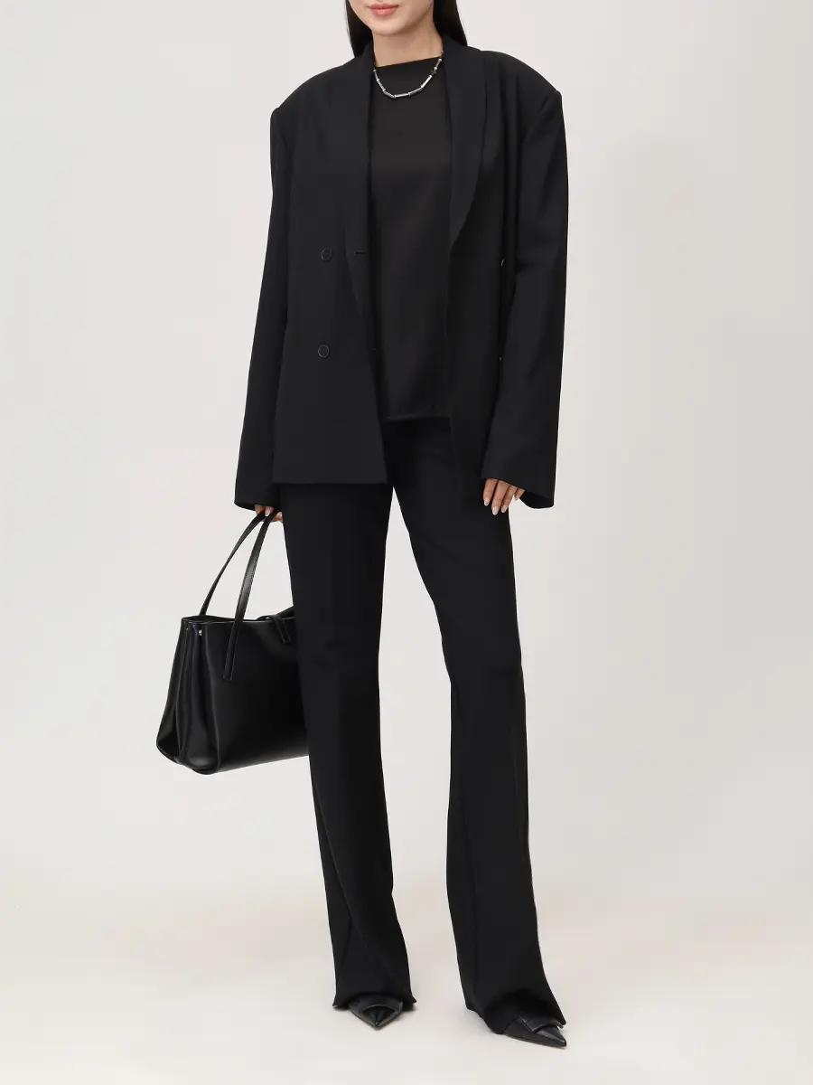 Блуза из вискозы и шерсти