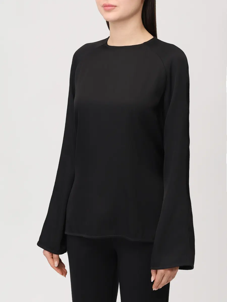 Блуза из вискозы и шерсти