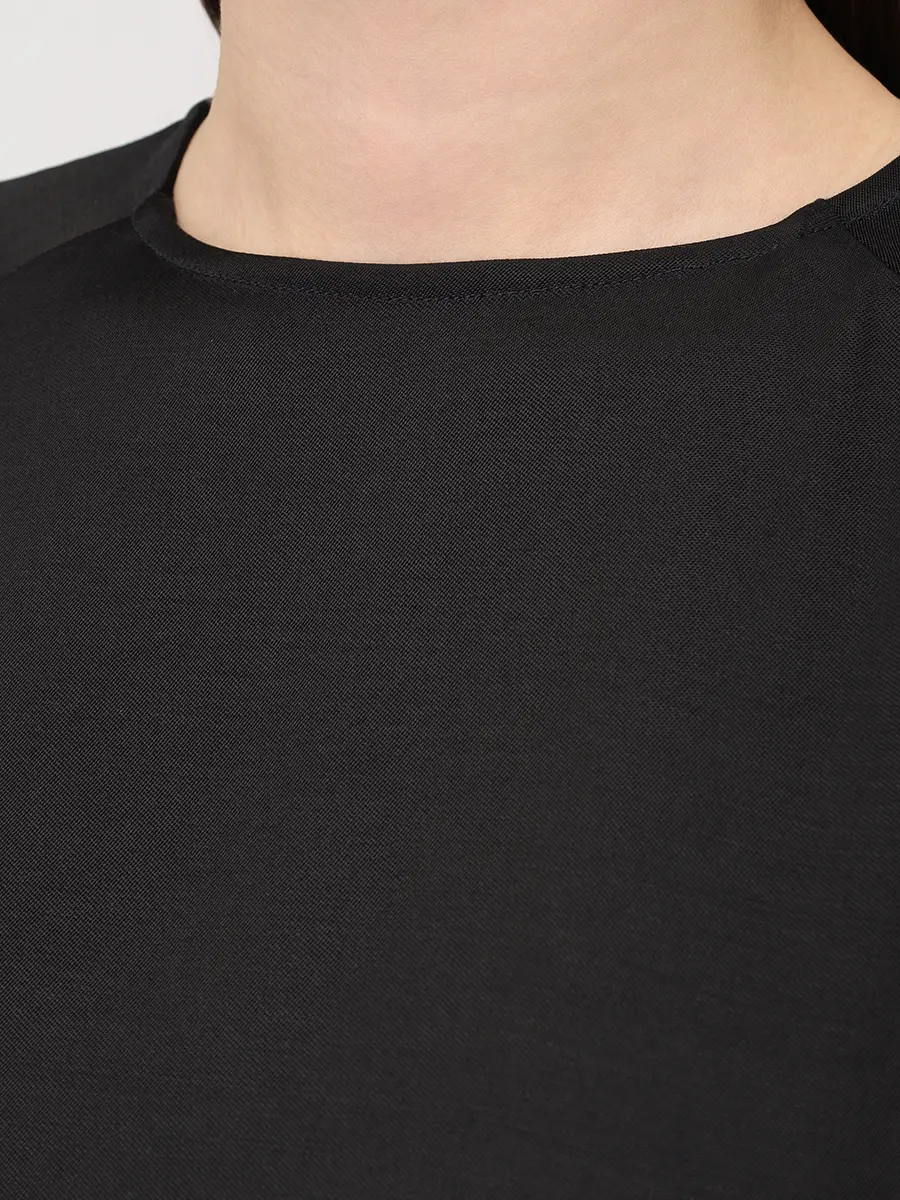 Блуза из вискозы и шерсти