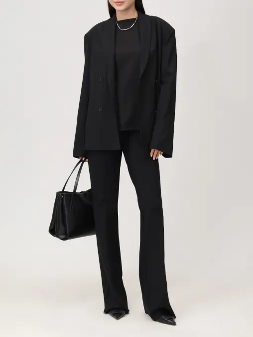 Блуза из вискозы и шерсти LOULOU DE SAISON