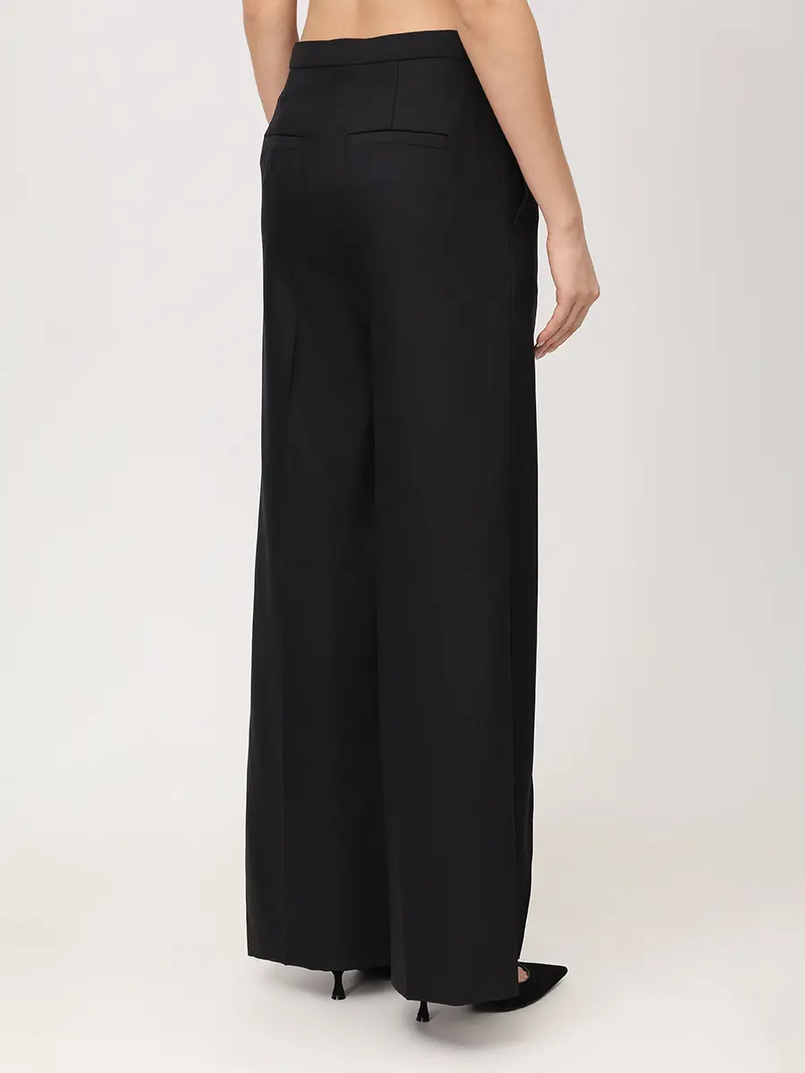 Брюки однотонные