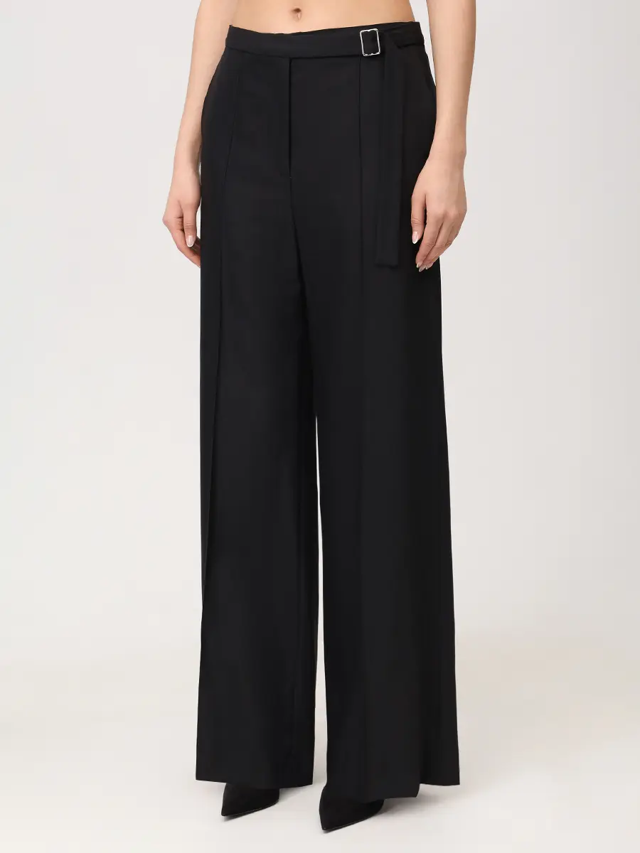 Брюки однотонные