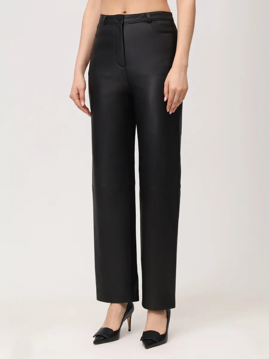 Брюки кожаные
