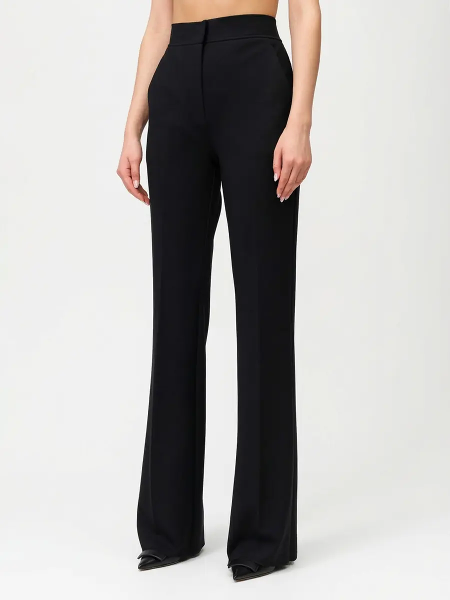 Брюки однотонные