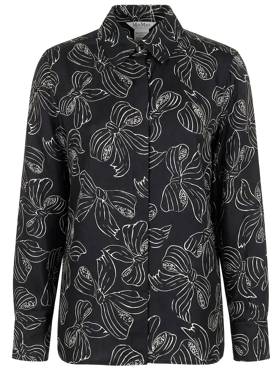 Блуза шелковая