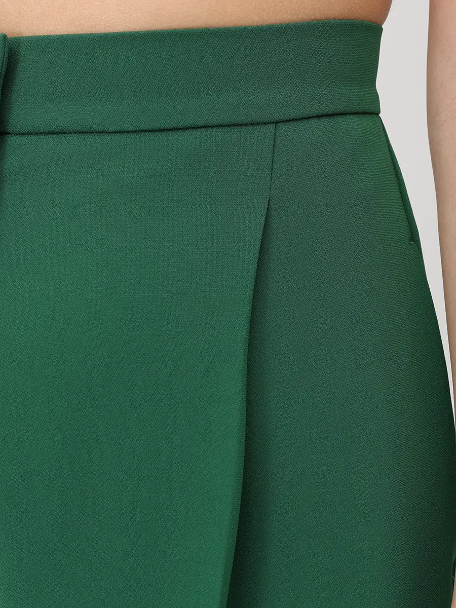 Брюки однотонные