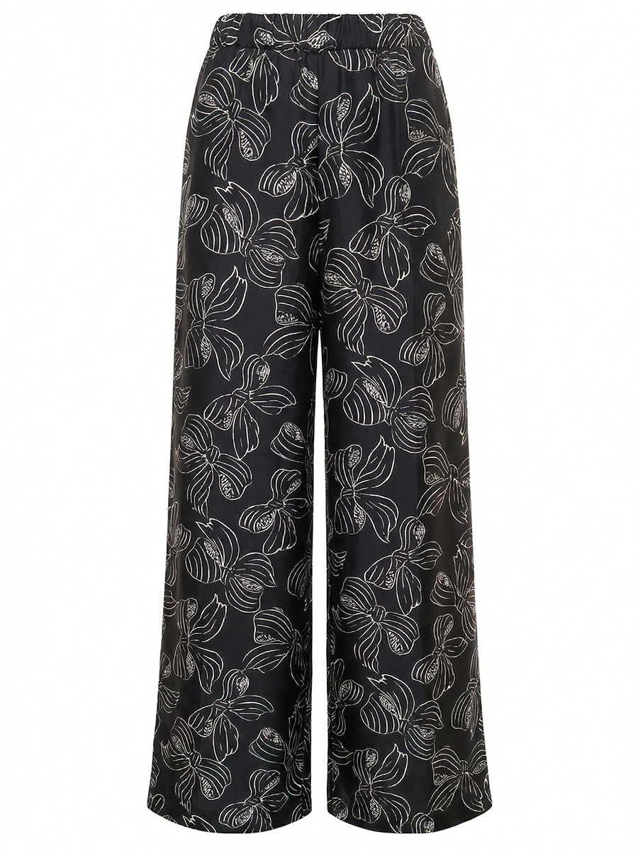 Брюки шелковые