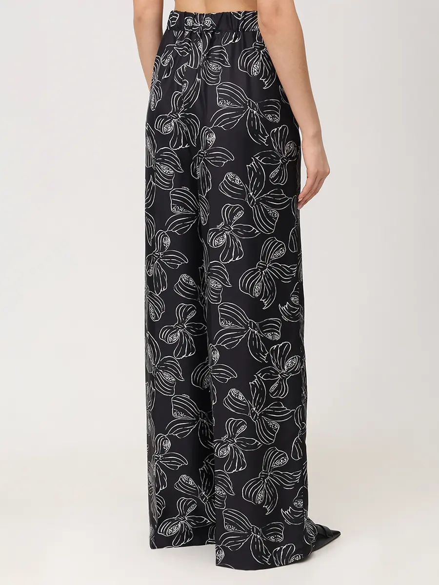 Брюки шелковые