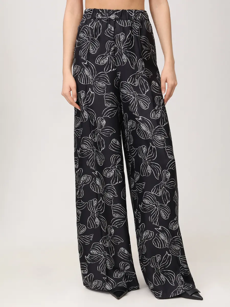 Брюки шелковые