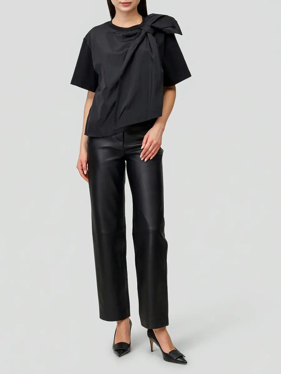 Футболка комбинированная