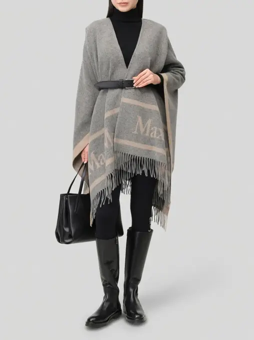 Пончо шерстяное MAX MARA