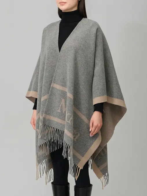 Пончо шерстяное MAX MARA
