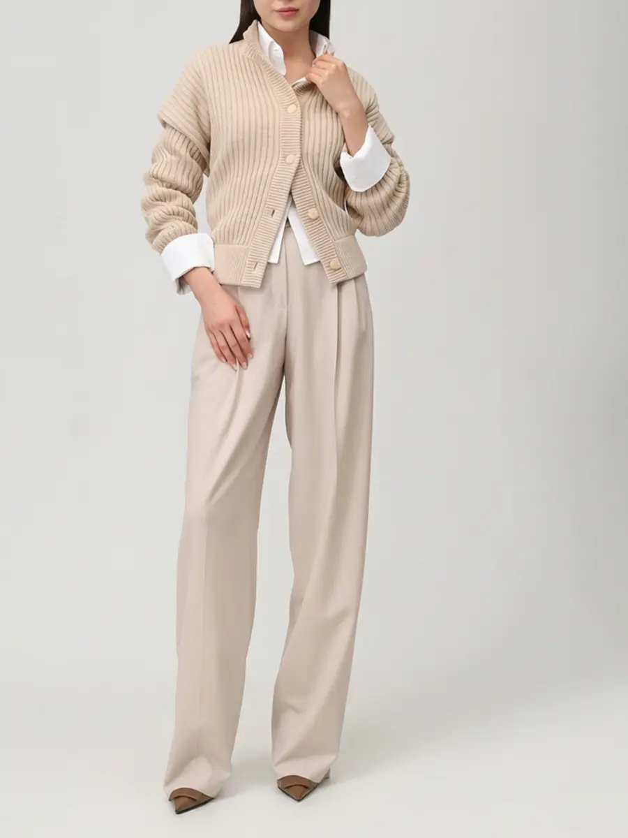 Брюки шерстяные