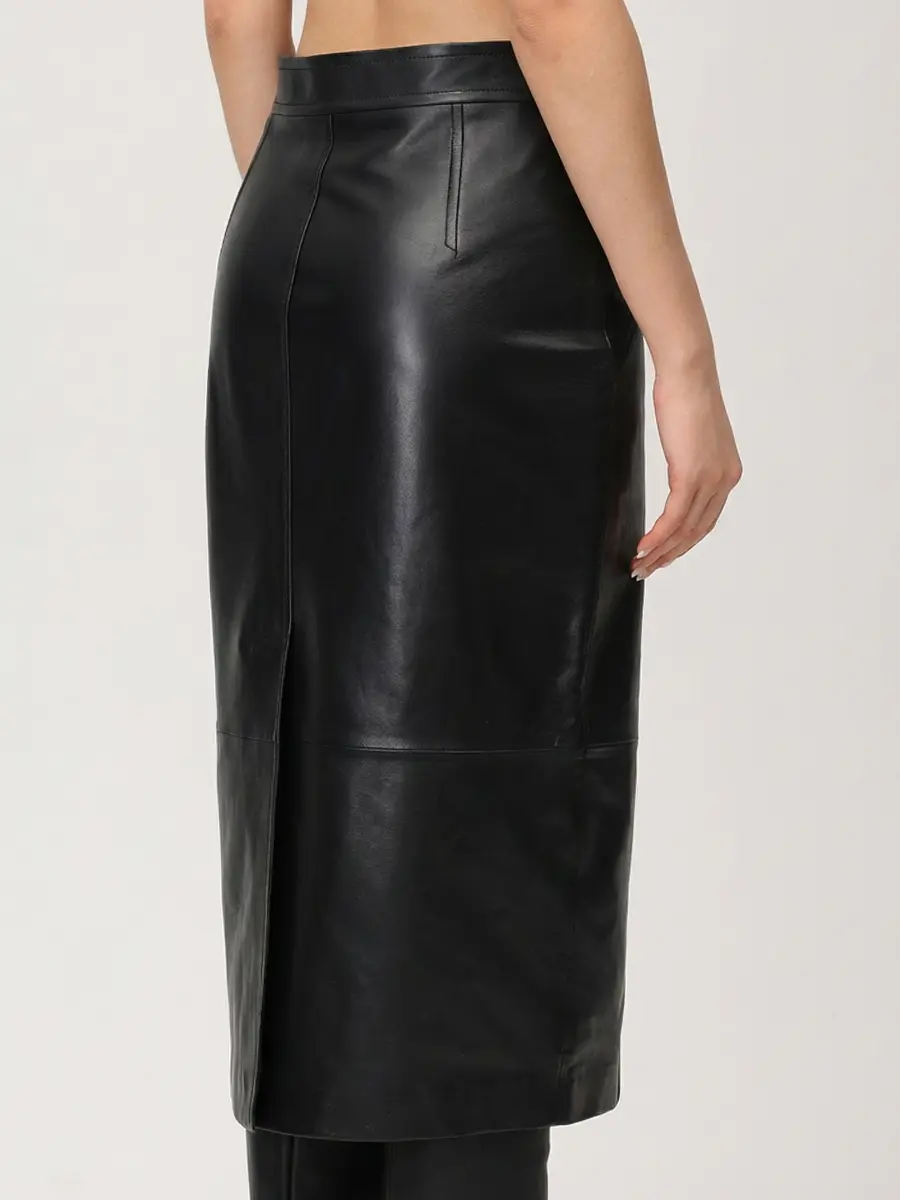 Юбка кожаная