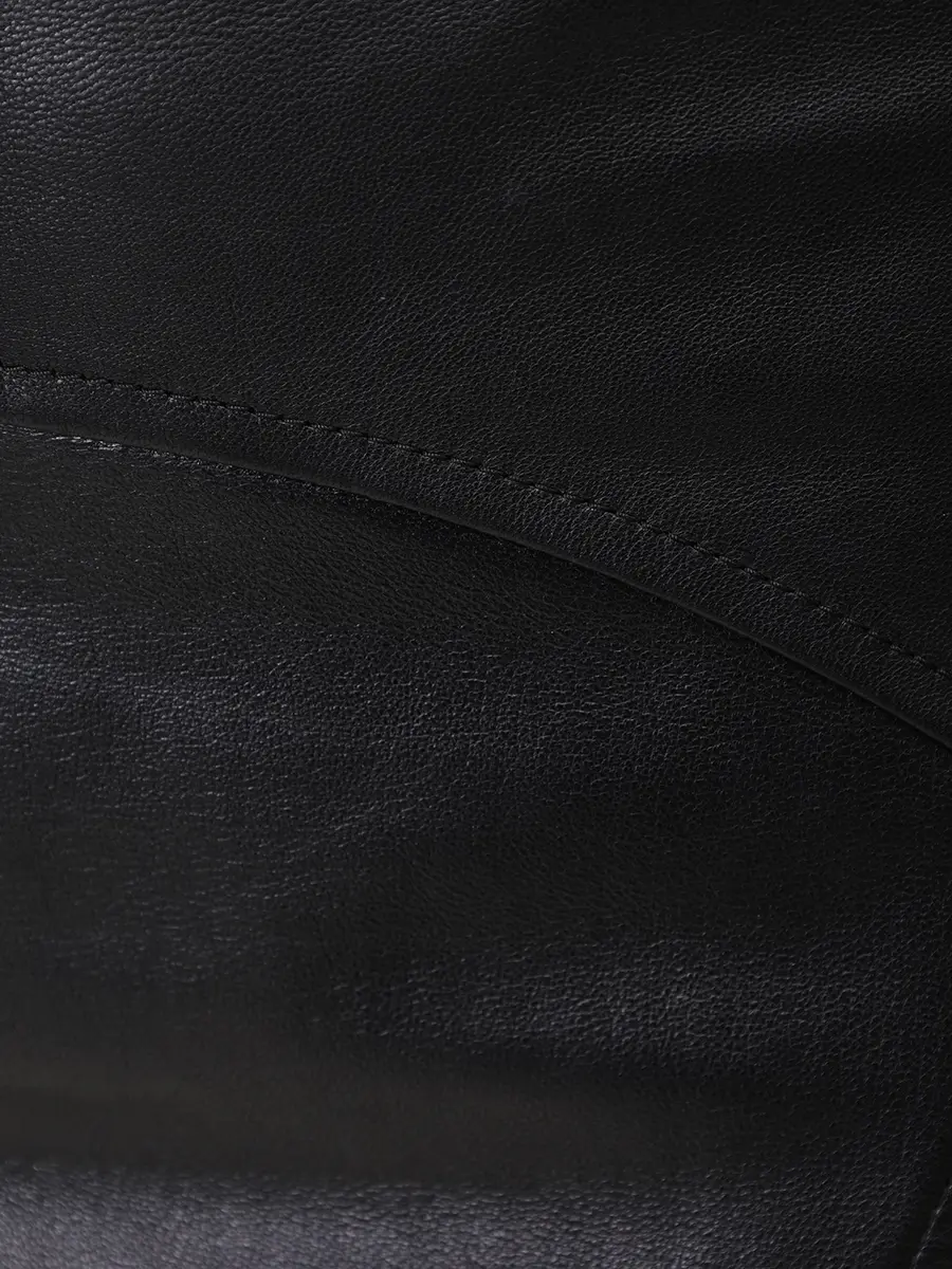 Юбка кожаная