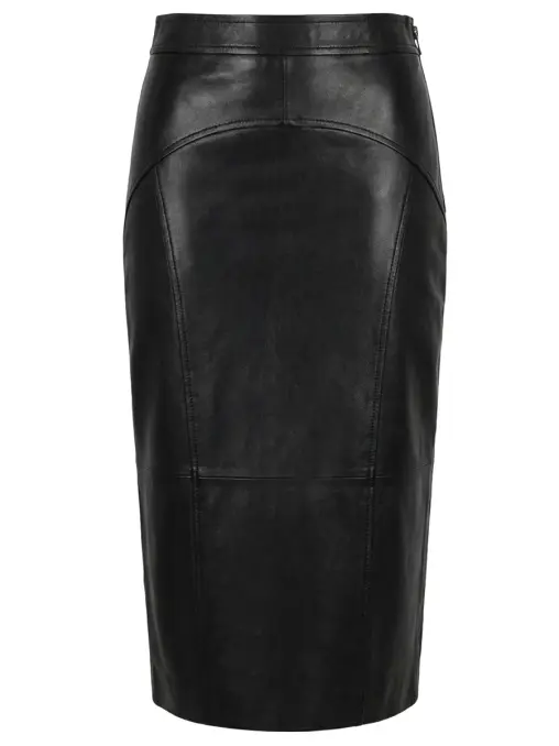 Юбка кожаная MAX MARA