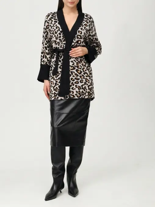 Юбка кожаная MAX MARA