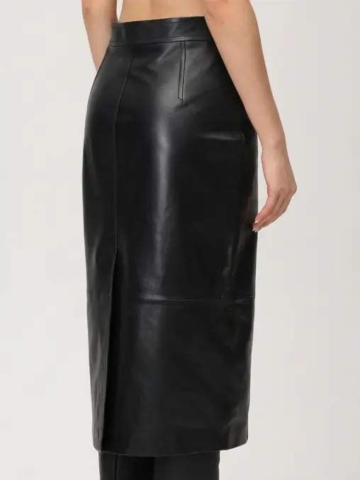 Юбка кожаная MAX MARA