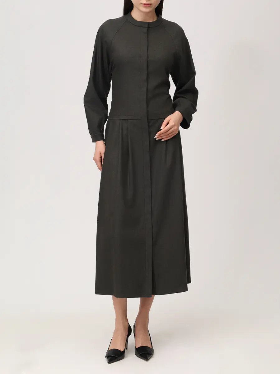 Платье шерстяное