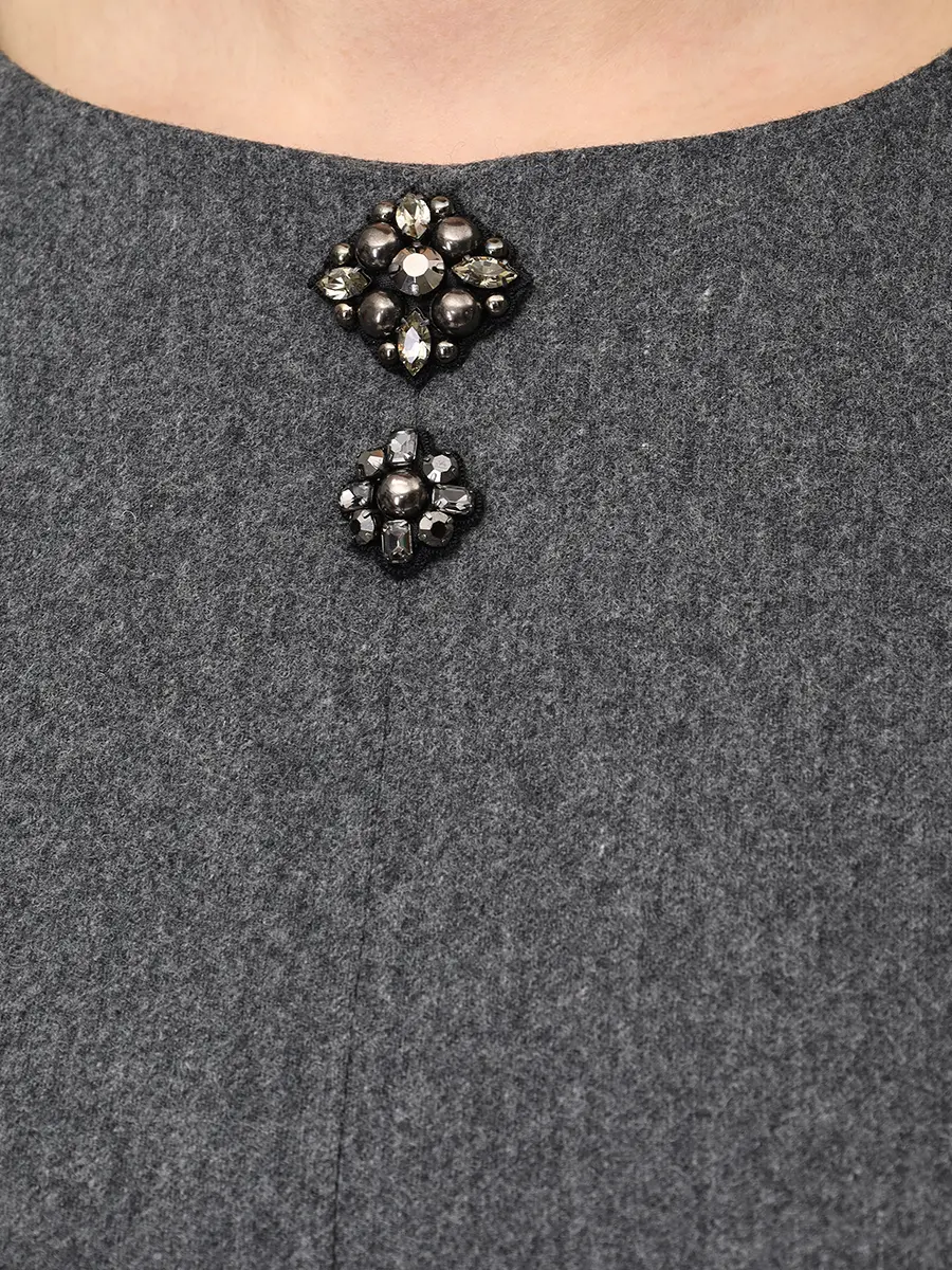 Платье шерстяное