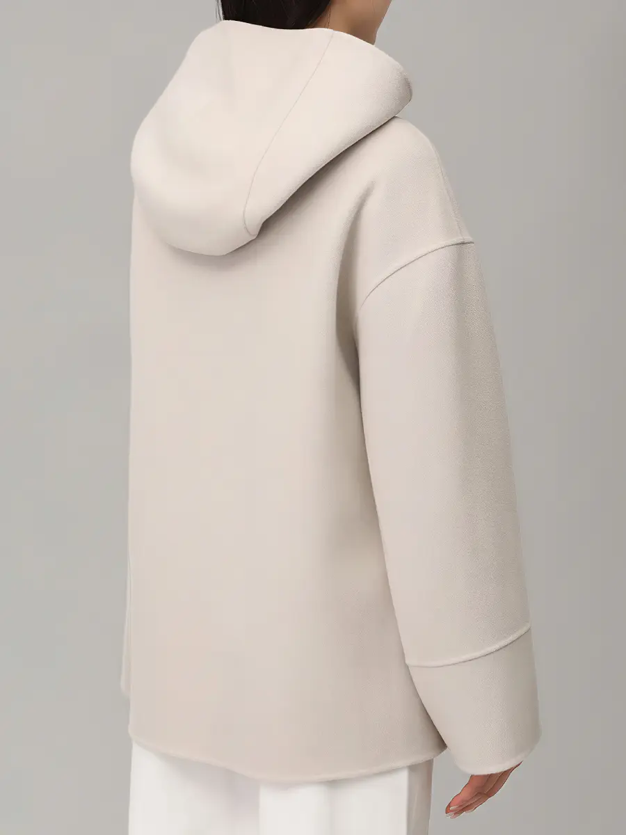 Полупальто шерстяное