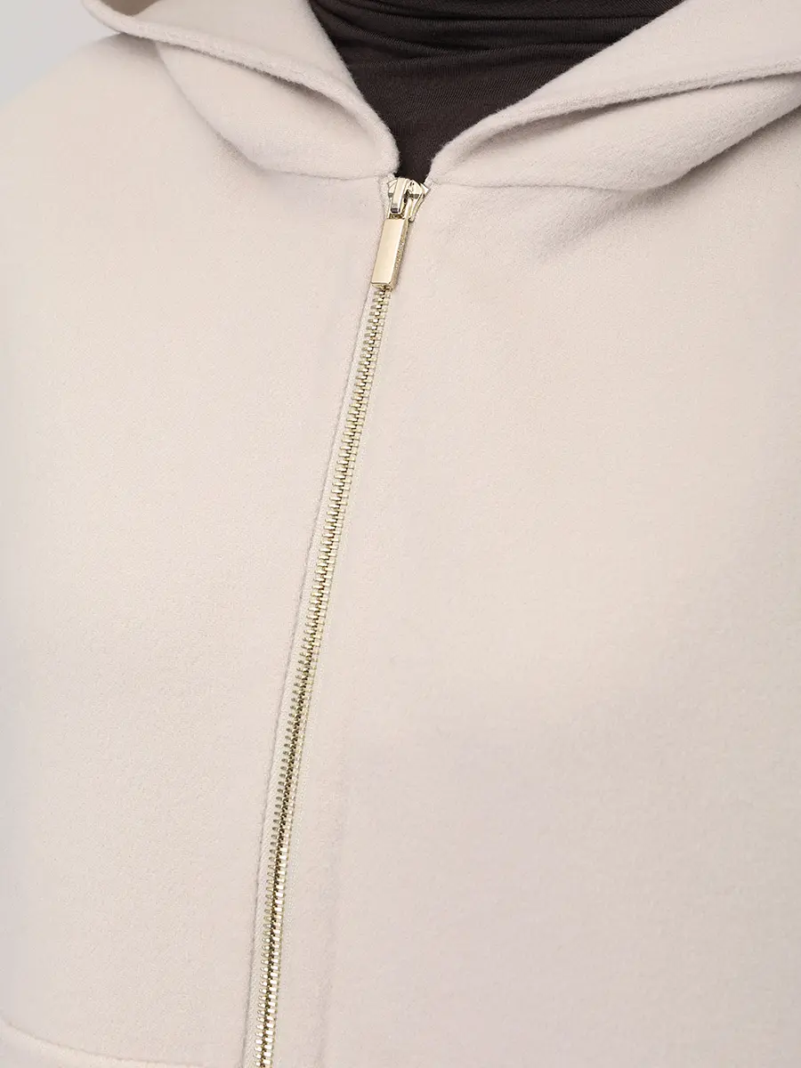 Полупальто шерстяное