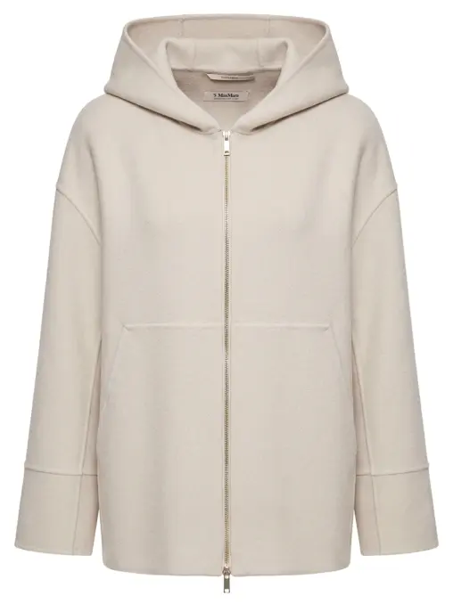 Полупальто шерстяное S MAX MARA