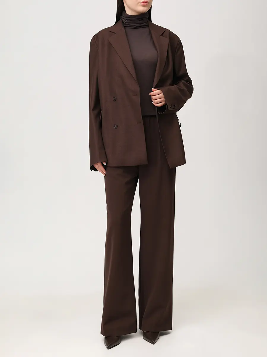 Брюки однотонные