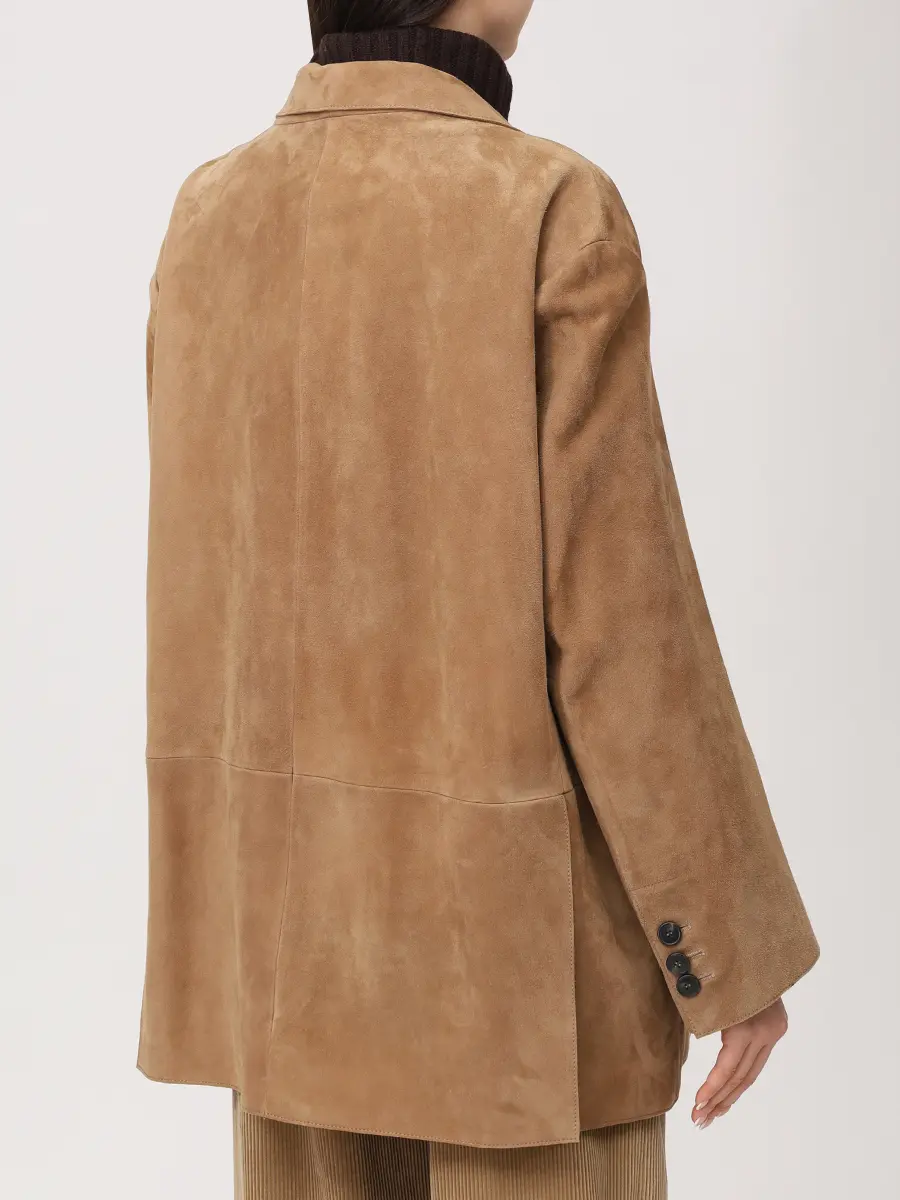 Пиджак замшевый