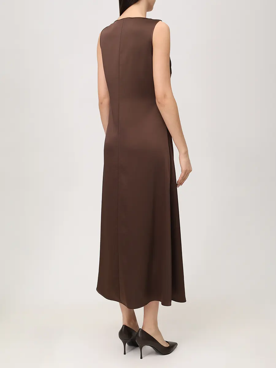 Платье атласное