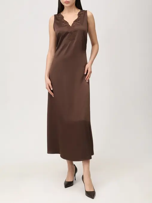 Платье атласное WEEKEND MAX MARA