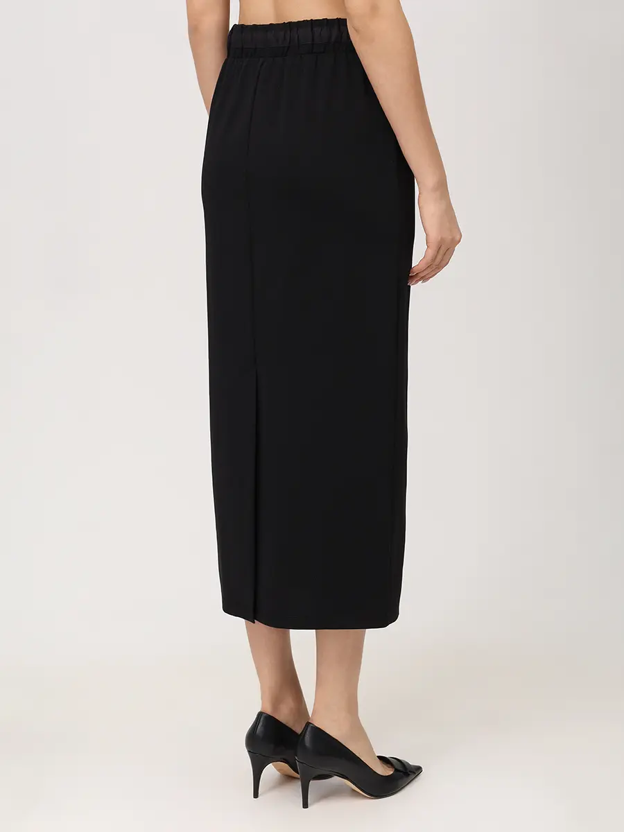 Юбка однотонная