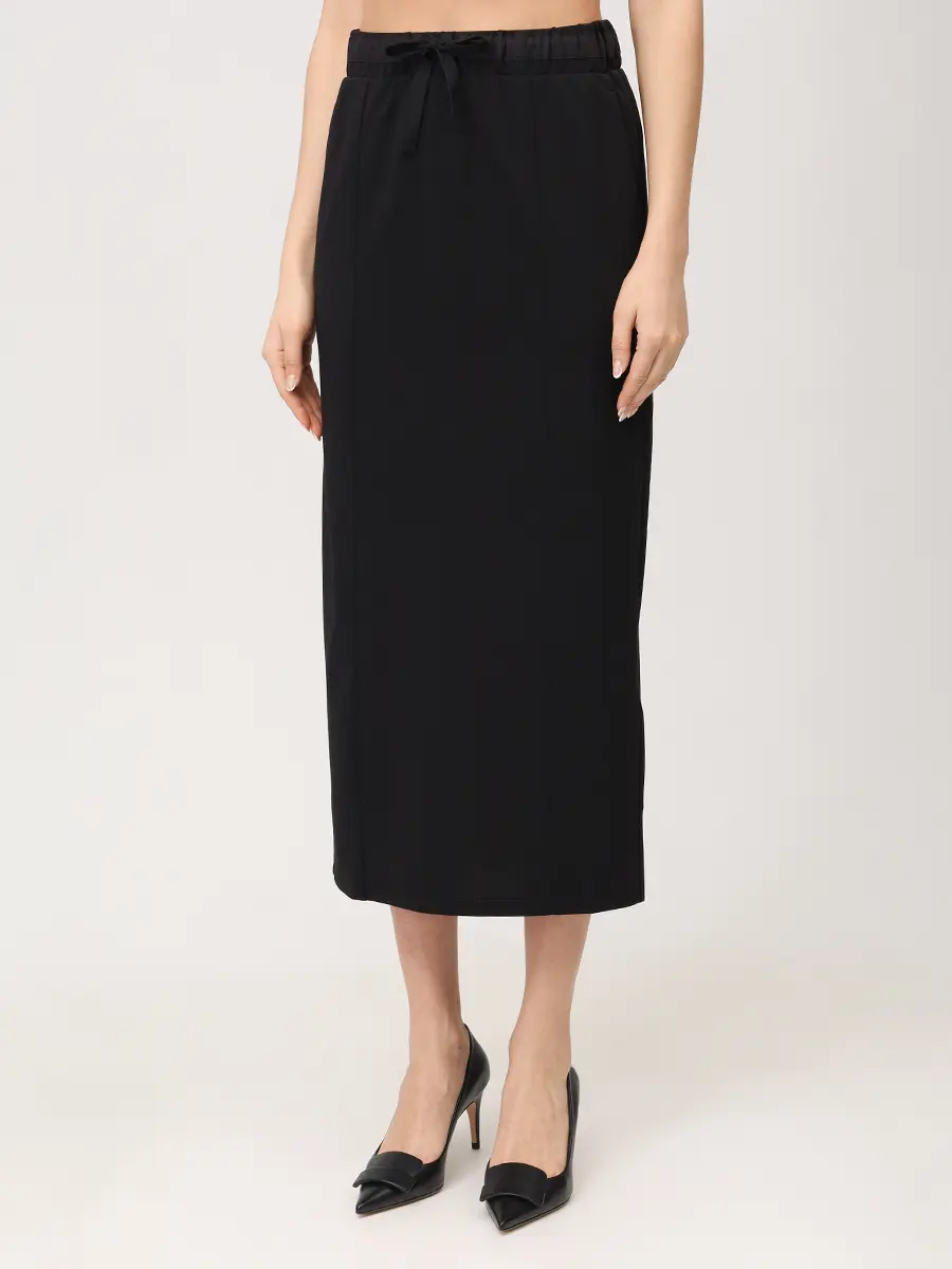 Юбка однотонная