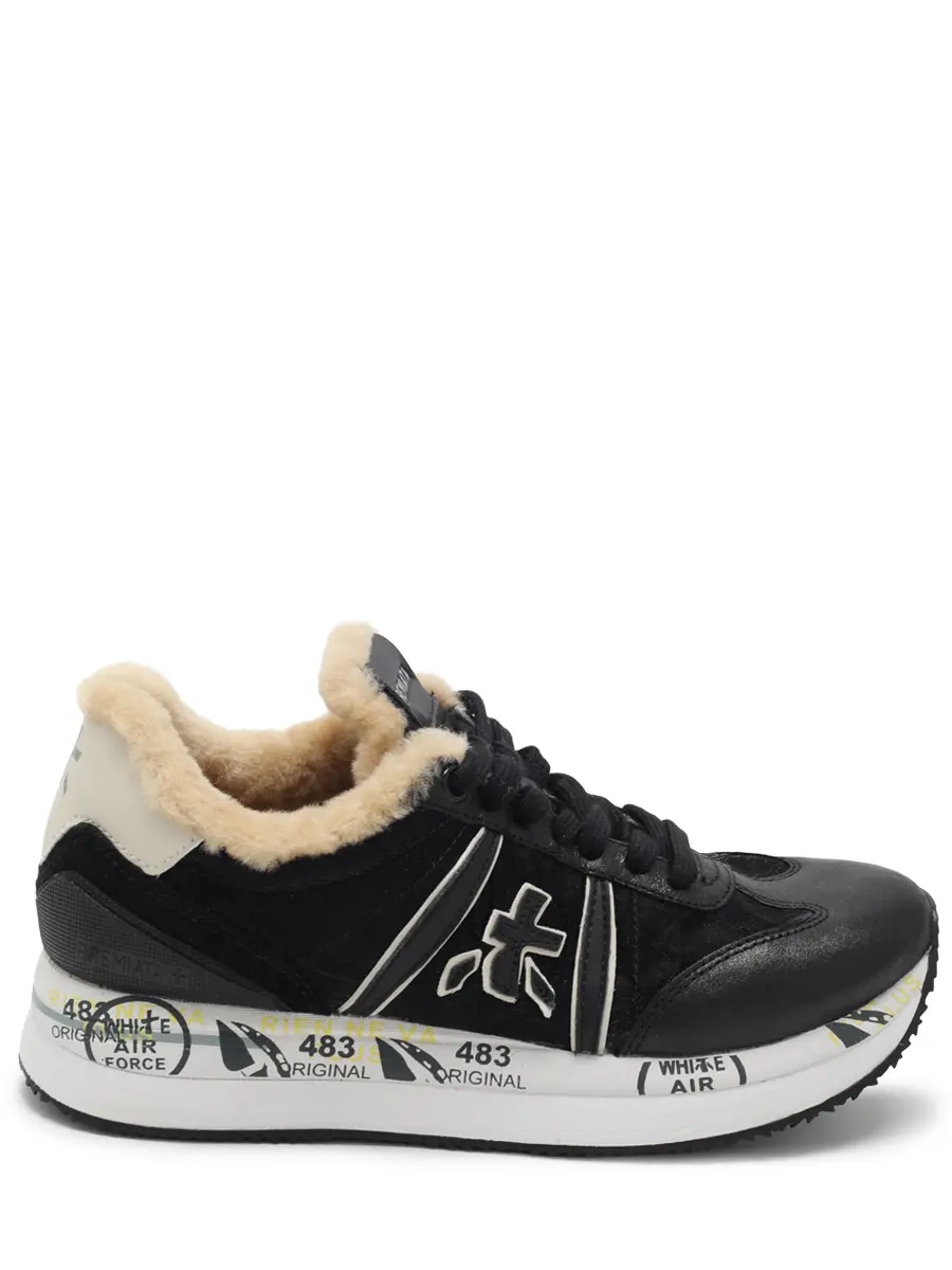 Кроссовки комбинированные на меху