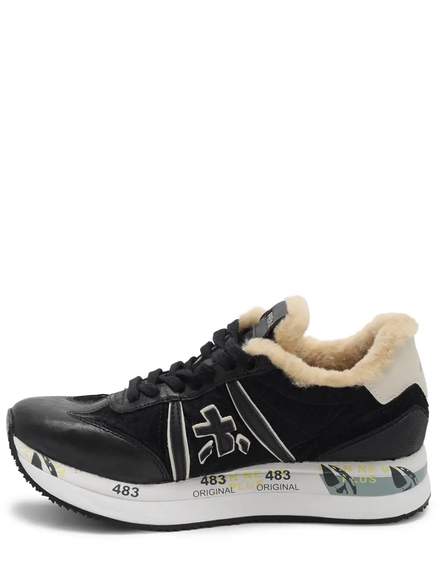 Кроссовки комбинированные на меху