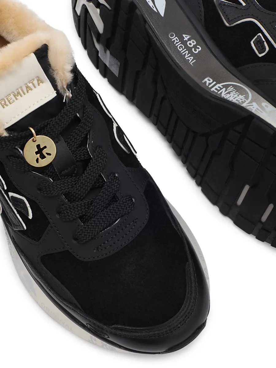 Кроссовки комбинированные на меху