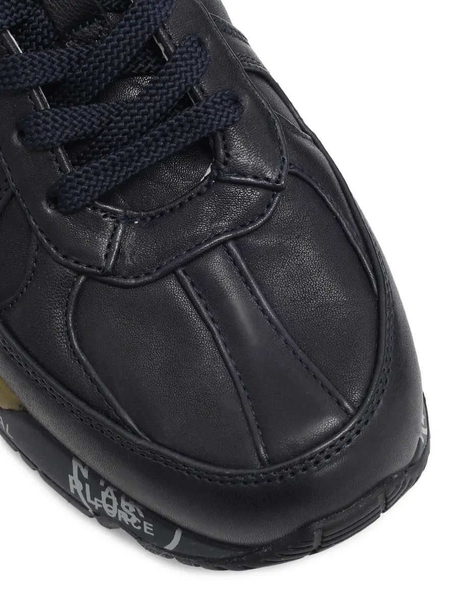 Кроссовки кожаные