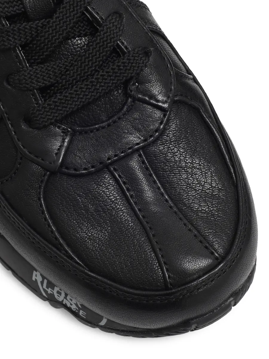 Кроссовки кожаные