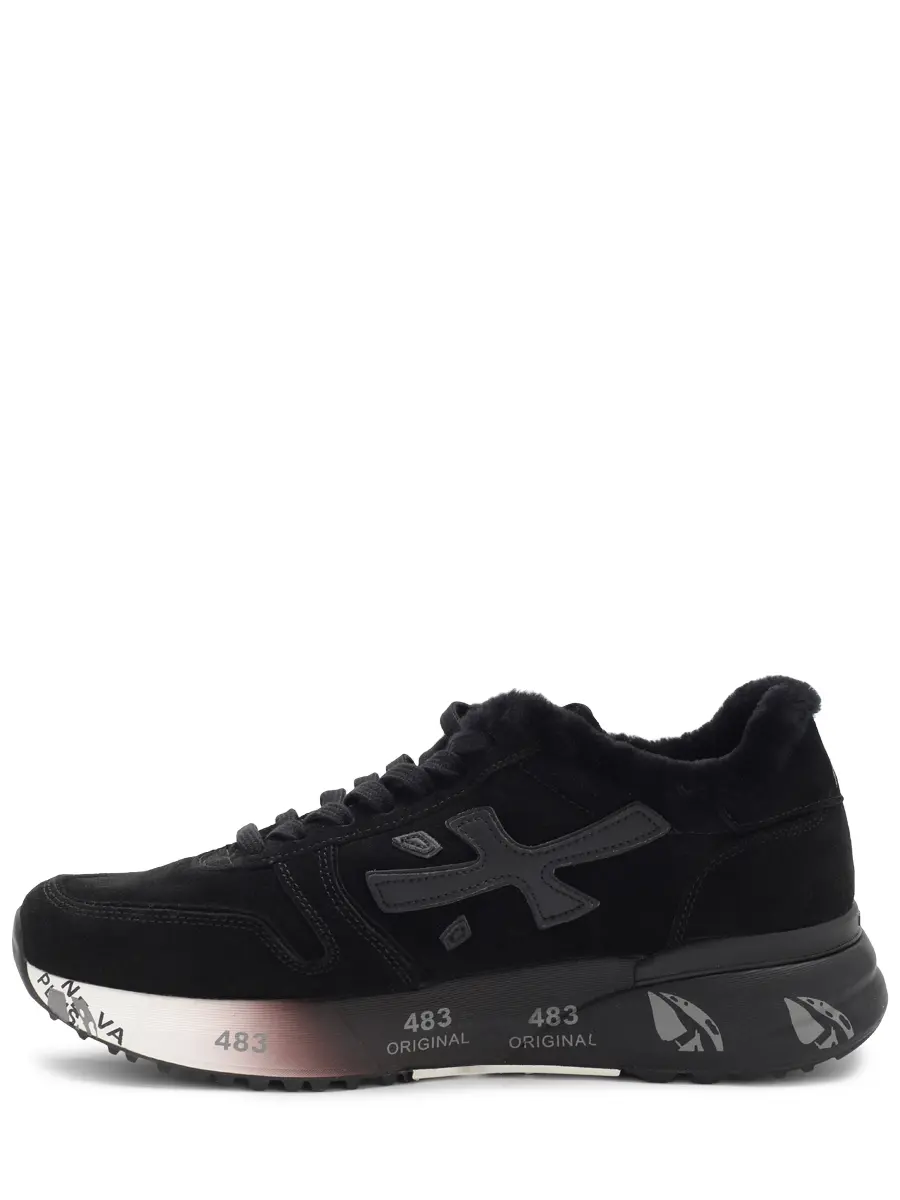 Кроссовки замшевые на меху